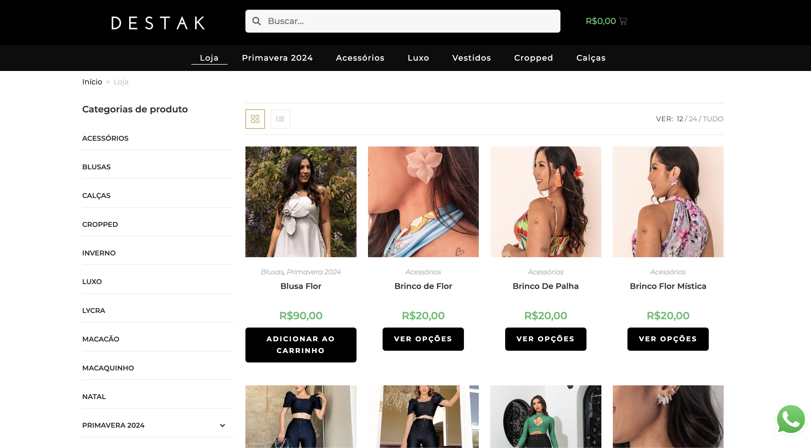 Loja Virtual de Moda